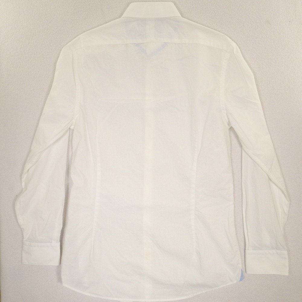 Charles Tyrwhitt Button Up Shirt Extra Slim Fit Cutaway Collar White Men 15.5/34 - Picture 4 of 8